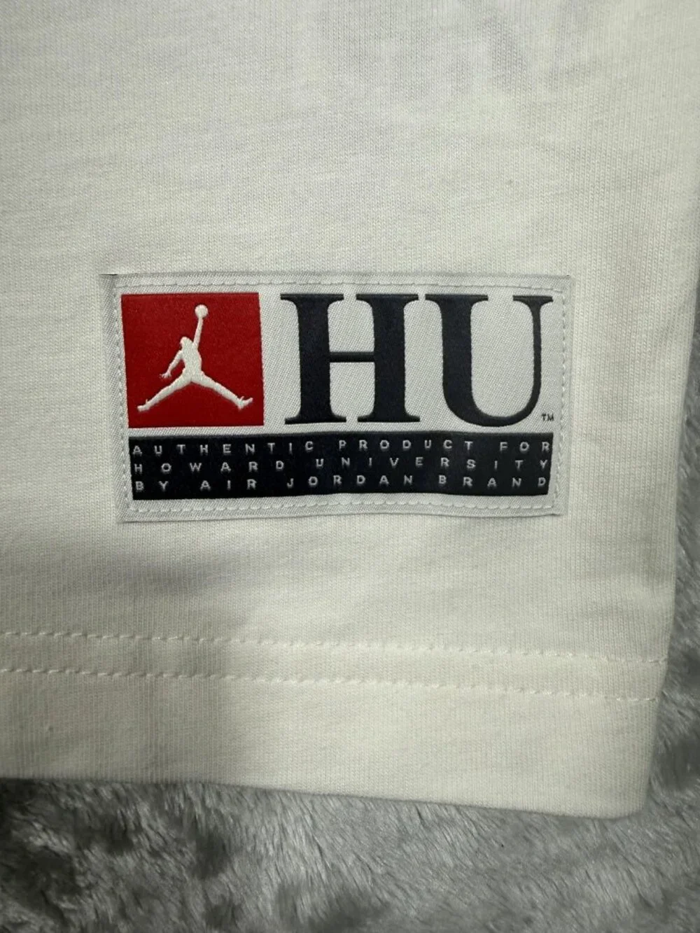 New Jordan Howard University Big Bison Energy Shirt Mens 2XL White IH0533 133